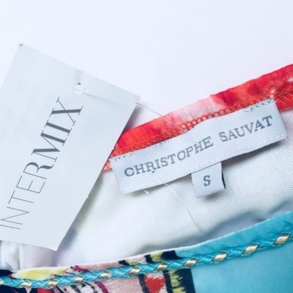 Christophe Sauvat Intermix Dress Floral Apache S - Picture 6 of 10